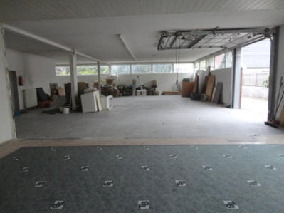 Die neue Dimension der Halle - ein Raum von etwa 290 m².