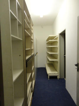 Der Lagerraum ist vorbereitet.