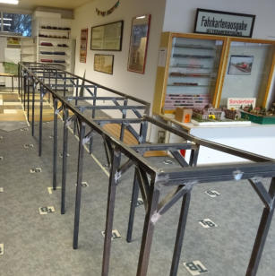 Das neue Anlagengestell aus anderer Sicht