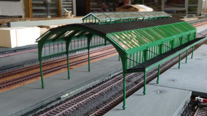 Unser erstes Muster der Bahnhofshalle