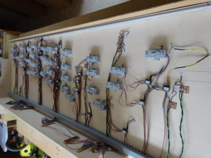 Viele Stunden gingen für die Verkabelung drauf 